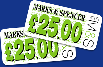 £25.00 M&S Vouchers