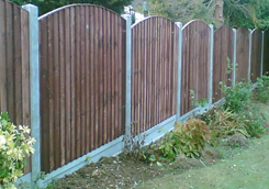 Bowed Fencing Panels